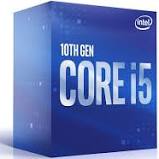 Intel Core I5 10400 - 2.9 GHz; Turbo@ 4.3 GHz; 6 Core 12 Thread;